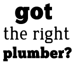Got the right plumber?